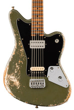 Load image into Gallery viewer, New Jackson Custom Shop Limited Edition Master Built Misha Mansoor Baritone Surfcaster Army Drab Green PREORDER