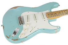 Load image into Gallery viewer, 2019 Fender Custom Shop 59 Stratocaster Heavy Relic Aged Daphne Blue