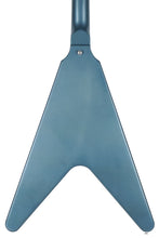 Load image into Gallery viewer, New Gibson Custom Shop 1967 Mahogany Flying V TRG Stinger Series Bahama Blue Stop Bar VOS 400397