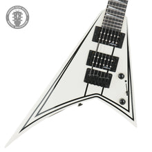 Load image into Gallery viewer, New Jackson JS Series RR Minion JS1XM Snow White with Black Pin Stripes