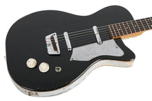 Load image into Gallery viewer, 1958 Silvertone U2 Black w/ Silver Sparkle Binding