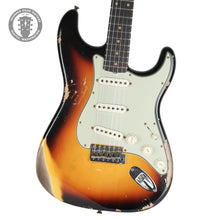 Load image into Gallery viewer, New Fender Custom Shop '61 Stratocaster Heavy Relic Super Faded Aged 3 Tone Sunburst