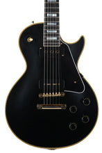 Load image into Gallery viewer, New Gibson Custom Shop 1954 Les Paul Custom Staple Pickup Reissue VOS Ebony # 44173