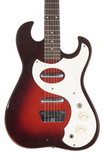 Load image into Gallery viewer, 1960's Silvertone 1457 Red Burst Guitar w/ Amp in Case