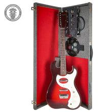 Load image into Gallery viewer, 1960's Silvertone 1457 Red Burst Guitar w/ Amp in Case