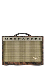 Load image into Gallery viewer, New Magnatone Starlite Combo Brown French Alligator Tolex / Gold Stripe Grill #9013