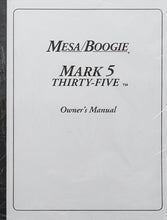 Load image into Gallery viewer, Used Mesa Boogie Mark 5 Thirty Five Combo Black