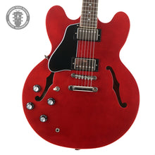 Load image into Gallery viewer, 2021 Epiphone ES-335 Ruby Cherry Left Handed