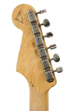 Load image into Gallery viewer, 2024 Fender Yuriy Shishkov Masterbuilt 1962 Stratocaster Heavy Relic Sonic Blue over 3 Tone Sunburst Brazilian Fretboard