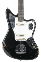 Load image into Gallery viewer, New Fender Custom Shop 1963 Jaguar Relic Black W/ Olympic White Headstock