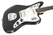 Load image into Gallery viewer, New Fender Custom Shop 1963 Jaguar Relic Black W/ Olympic White Headstock