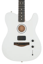 Load image into Gallery viewer, 2024 Fender Limited Edition FINNEAS American Acoustasonic Telecaster Satin Arctic White