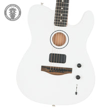 Load image into Gallery viewer, 2024 Fender Limited Edition FINNEAS American Acoustasonic Telecaster Satin Arctic White