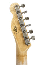 Load image into Gallery viewer, New Fender Custom Shop 1960 Telecaster Custom Heavy Relic Aged Olympic White Over Chocolate 3 Color Sunburst