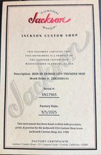 Load image into Gallery viewer, New Jackson Custom Shop Thunder Mod San Dimas Nitro Relic Rose City Crackle Thunder Road Exclusive