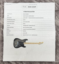 Load image into Gallery viewer, 2024 Fender Mod Shop US Stratocaster Ebony Burst