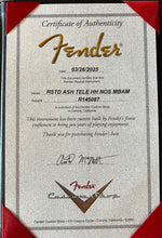 Load image into Gallery viewer, New Fender Custom Shop Roasted Ash Telecaster Masterbuilt Austin MacNutt