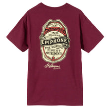 Load image into Gallery viewer, Gibson Epiphone The House of Stathopoulo Tee Shirt Maroon
