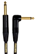 Load image into Gallery viewer, Mogami Gold Right Angle Instrument Cable 10ft.

