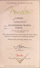 Load image into Gallery viewer, 2022 Fender Custom Shop 60's Rosewood Telecaster
