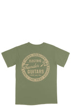 Load image into Gallery viewer, Thunder Road Mural T Shirt Olive Green
