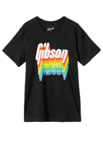 Load image into Gallery viewer, Gibson Rainbow Tee Black
