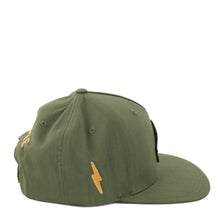 Load image into Gallery viewer, Thunder Road Guitars Vintage Snap Back Patch Hat Green
