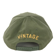 Load image into Gallery viewer, Thunder Road Guitars Vintage Snap Back Patch Hat Green

