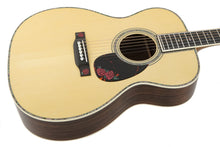 Load image into Gallery viewer, New Martin Custom Shop OM Style 42 Adirondack Spruce / Wild Grain East Indian Rosewood W/ Inlaid Roses

