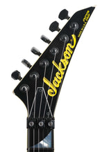 Load image into Gallery viewer, New Jackson Custom Shop King V Relic Black w/ Yellow Bevels Nitro Relic
