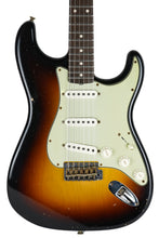 Load image into Gallery viewer, New Fender Custom Shop Dennis Galuszka Masterbuilt Roasted &#39;59 Stratocaster Brazilian Aged Wide Fade 3 Tone Sunburst AAAA Flamed Neck
