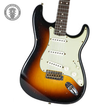 Load image into Gallery viewer, New Fender Custom Shop Dennis Galuszka Masterbuilt Roasted &#39;59 Stratocaster Brazilian Aged Wide Fade 3 Tone Sunburst AAAA Flamed Neck
