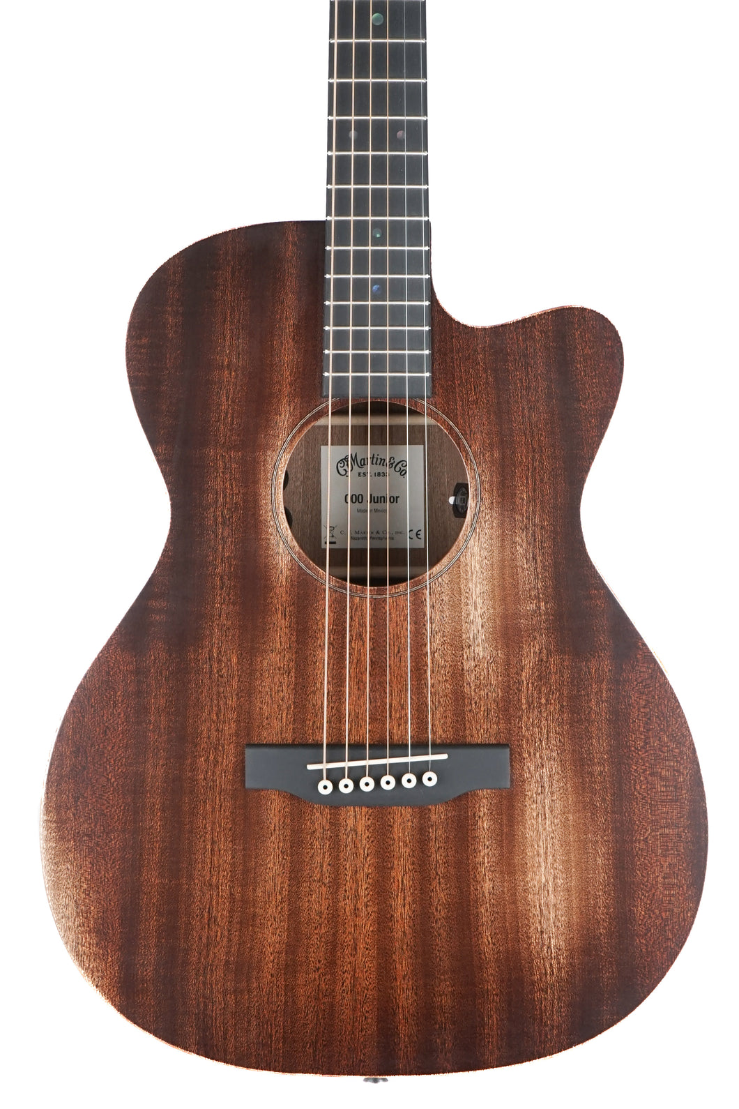 New Martin 000C Jr-E StreetMaster Dark Mahogany Distressed