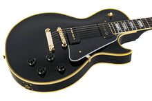 Load image into Gallery viewer, New Gibson Custom Shop 1954 Les Paul Custom Staple Pickup Reissue VOS Ebony # 44173
