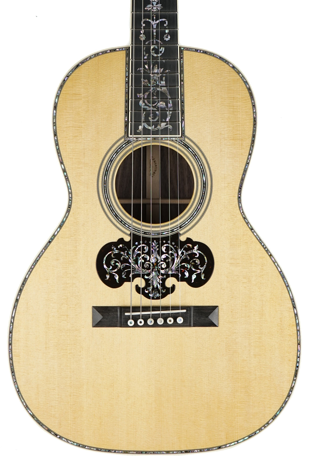 New Martin Custom Shop Style-45 00 12-Fret Natural w/Handpicked Wild Grain East Indian Rosewood