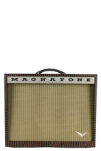 Load image into Gallery viewer, New Magnatone Kingston 12" Combo Brown French Alligator Tolex / Gold Stripe Grill #8965
