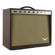 Load image into Gallery viewer, New Magnatone Kingston 12" Combo French Alligator Tolex / Gold Stripe Grill #8964
