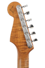 Load image into Gallery viewer, New Fender Custom Shop Dennis Galuszka Masterbuilt '59 Stratocaster Journeyman Relic Shell Pink AAAA Roasted Flame Neck + Brazilian Board
