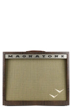Load image into Gallery viewer, New Magnatone Panoramic Stereo Brown French Alligator Tolex / Gold Stripe Grill
