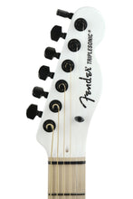 Load image into Gallery viewer, New Fender Jack White Triplesonic Acoustasonic Telecaster Satin Arctic White with Black Top
