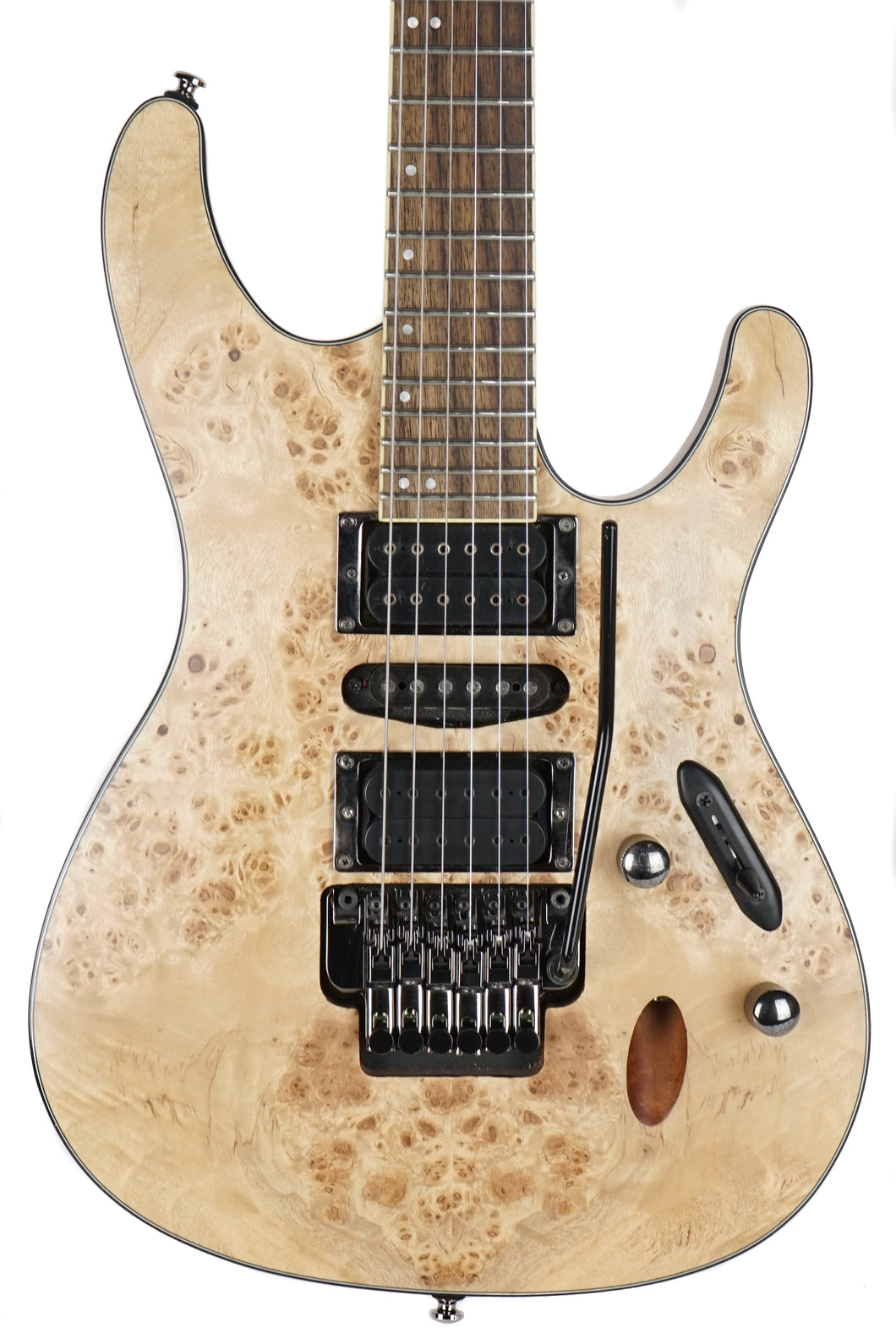 2014 Ibanez S Series S770PB Poplar Burl Top