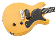 Load image into Gallery viewer, 2021 Harley Benton DC-Junior TV Yellow
