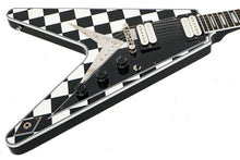 Load image into Gallery viewer, New Gibson Custom Flying V Custom Checkerboard VOS TRG Stinger Series #CS600377
