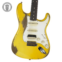 Load image into Gallery viewer, 2024 Fender Custom Shop &#39;60 Heavy Relic Stratocaster Levi Perry Masterbuilt Graffiti Yellow HSS
