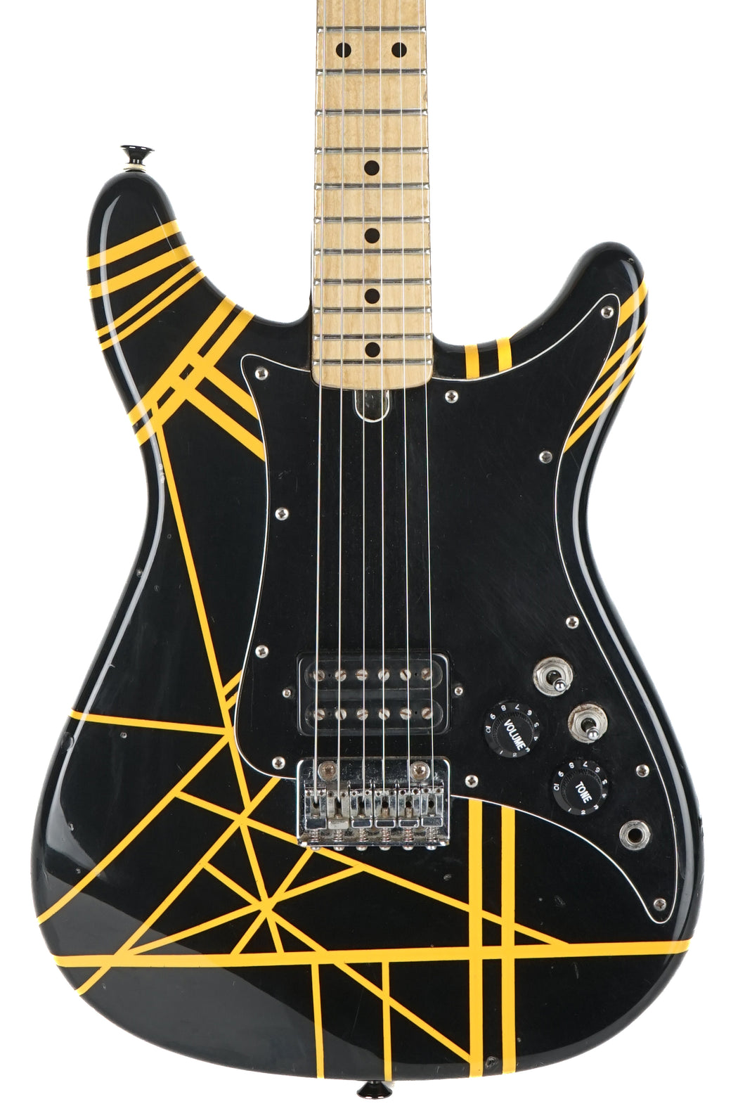 1980 Hondo H-1051 Professional Series Matsumoku Black with Yellow Stripes