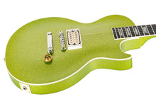Load image into Gallery viewer, New Gibson Custom 1957 Les Paul Standard VOS Gecko Green Sparkle TRG Stinger Series #751311
