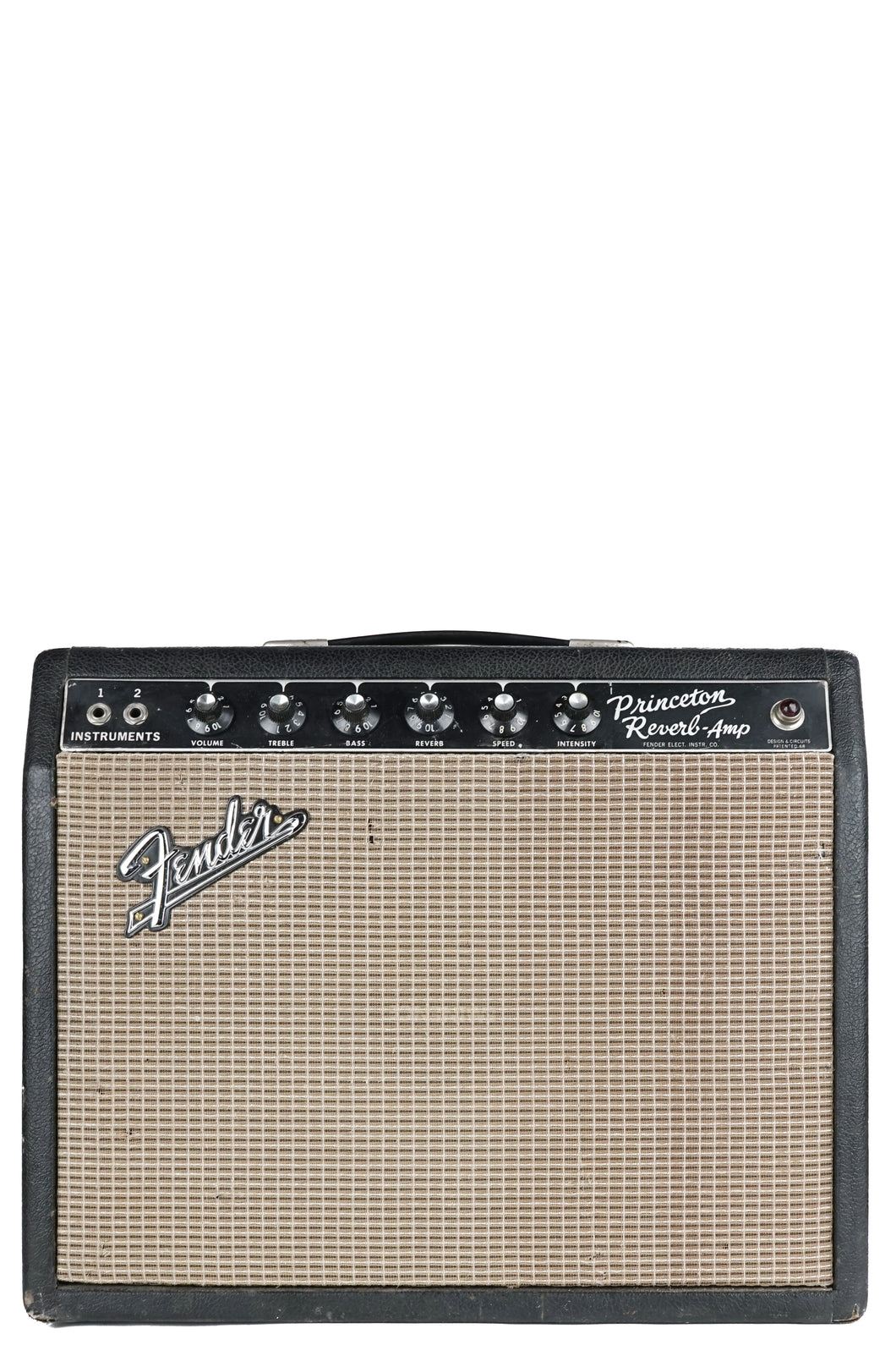 1965 Fender Princeton Reverb Black Panel 1x10 Combo