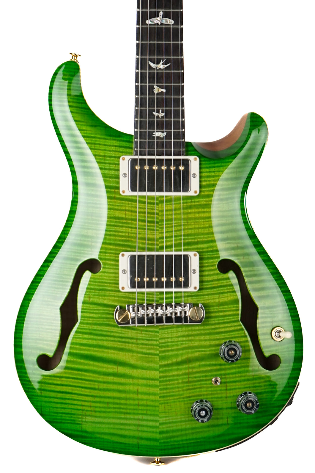 2021 PRS Hollowbody II Piezo 10 Top Eriza Verde