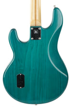 Load image into Gallery viewer, 1980s Ernie Ball Musicman Stingray Bass Transparent Teal Green
