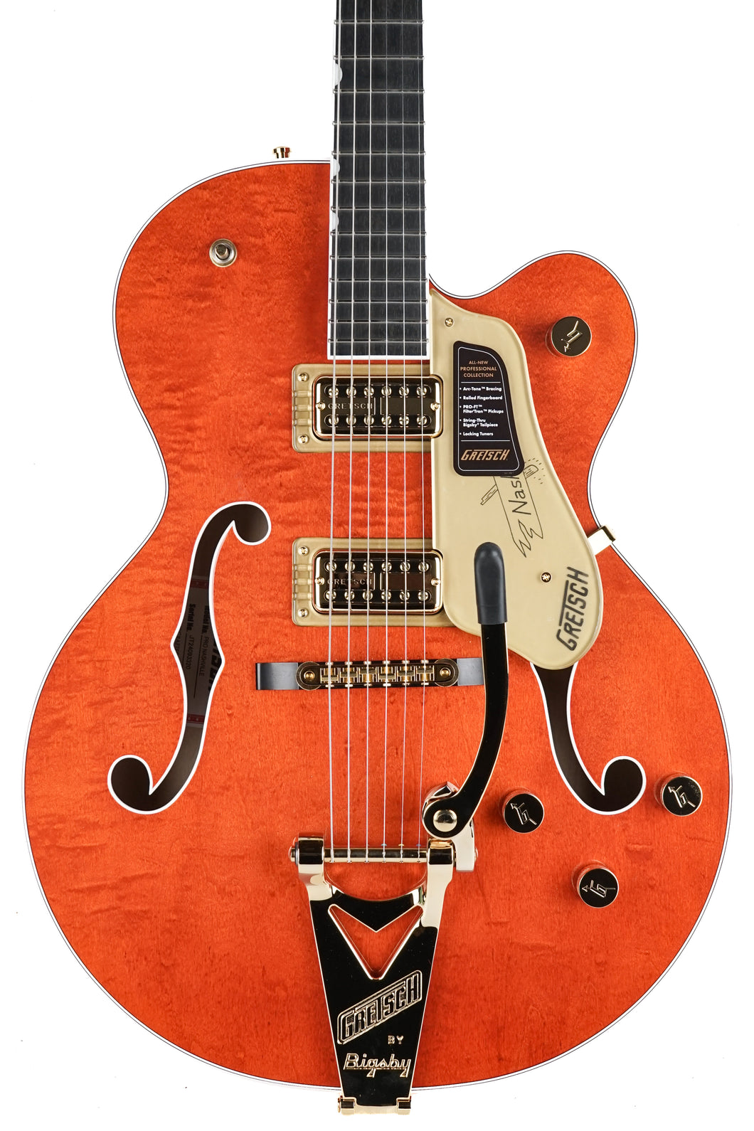 2024 Gretsch Nashville Hollow Body with String-Thru Bigsby Orange Stain